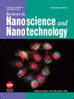 reviews in nanoscience and nanotechnology.
